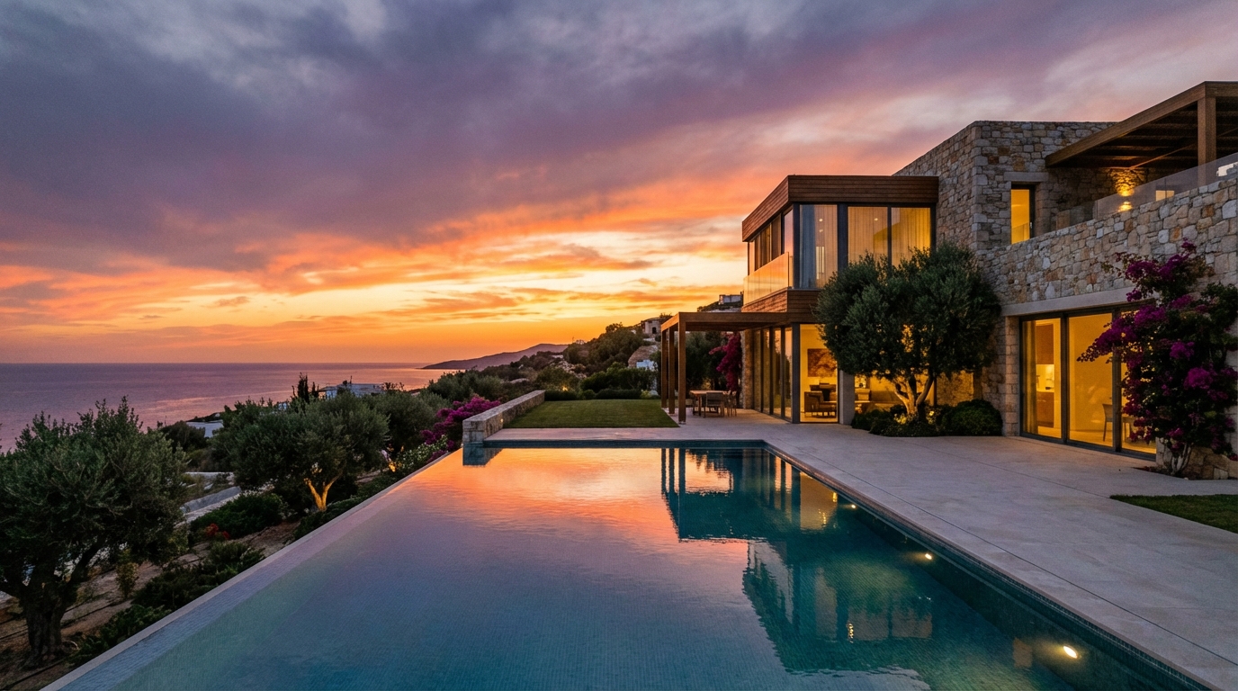 השקעת נדל"ן בקפריסין - וילה יוקרתית עם בריכה ונוף לים התיכון