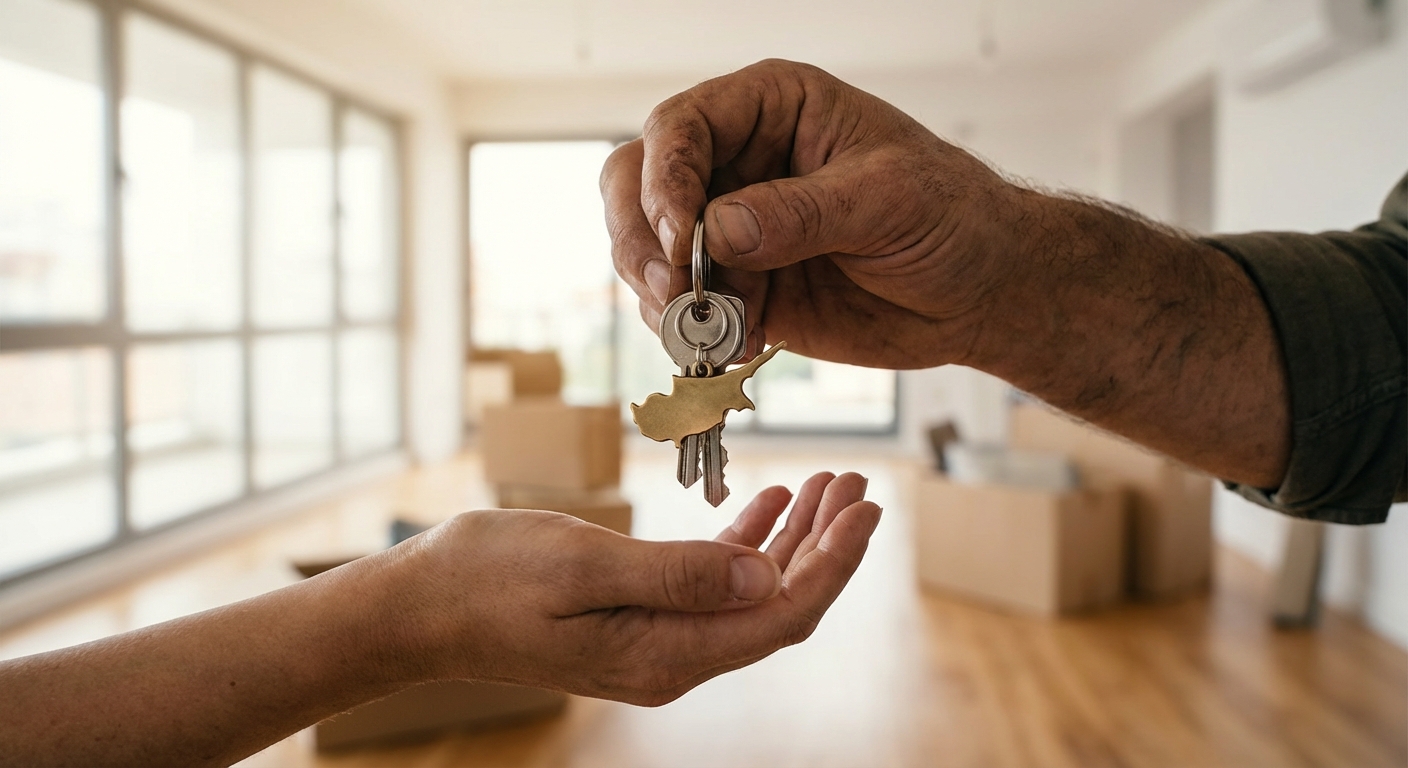 מסירת מפתחות לדירה חדשה בקפריסין